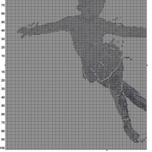 Ice Skater Cross Stitch Pattern 1 Instant Download Instant PDF Download Figure Ice Skating Watercolor Cross Stitch Pattern image 7