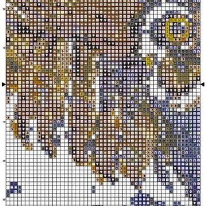 Owl Cross Stitch Pattern 7 Instant PDF Download Owl - Etsy