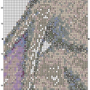 Bunny Cross Stitch Pattern 3 Instant PDF Download - Rabbit Watercolor ...