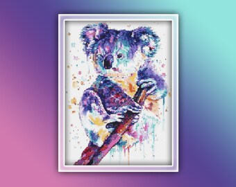 Koala Cross Stitch Etsy