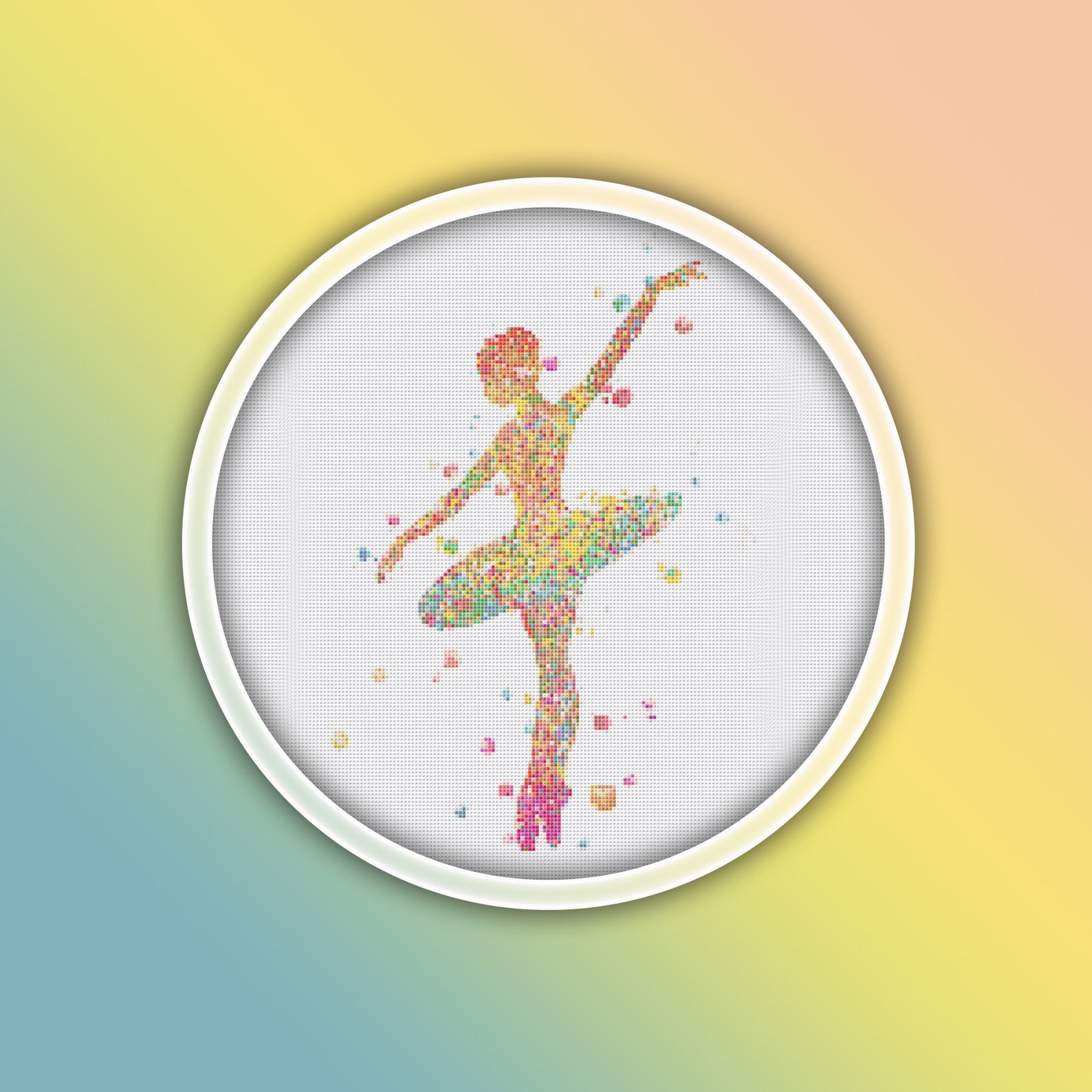 Ballerina Cross Stitch Pattern 5 Instant PDF Download | Etsy