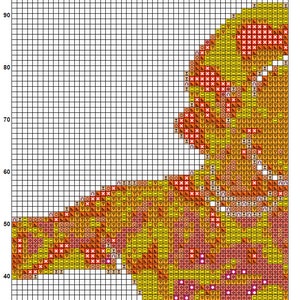 Ice Skater Cross Stitch Pattern 1 Instant Download Instant PDF Download Figure Ice Skating Watercolor Cross Stitch Pattern image 6