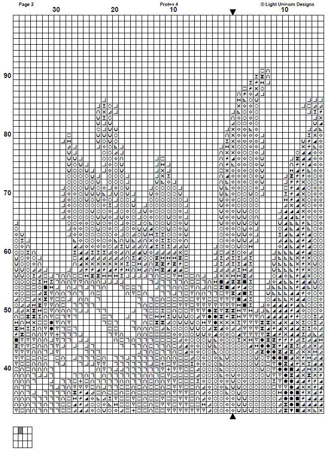 Protea Cross Stitch Pattern 4 Instant PDF Download - Protea