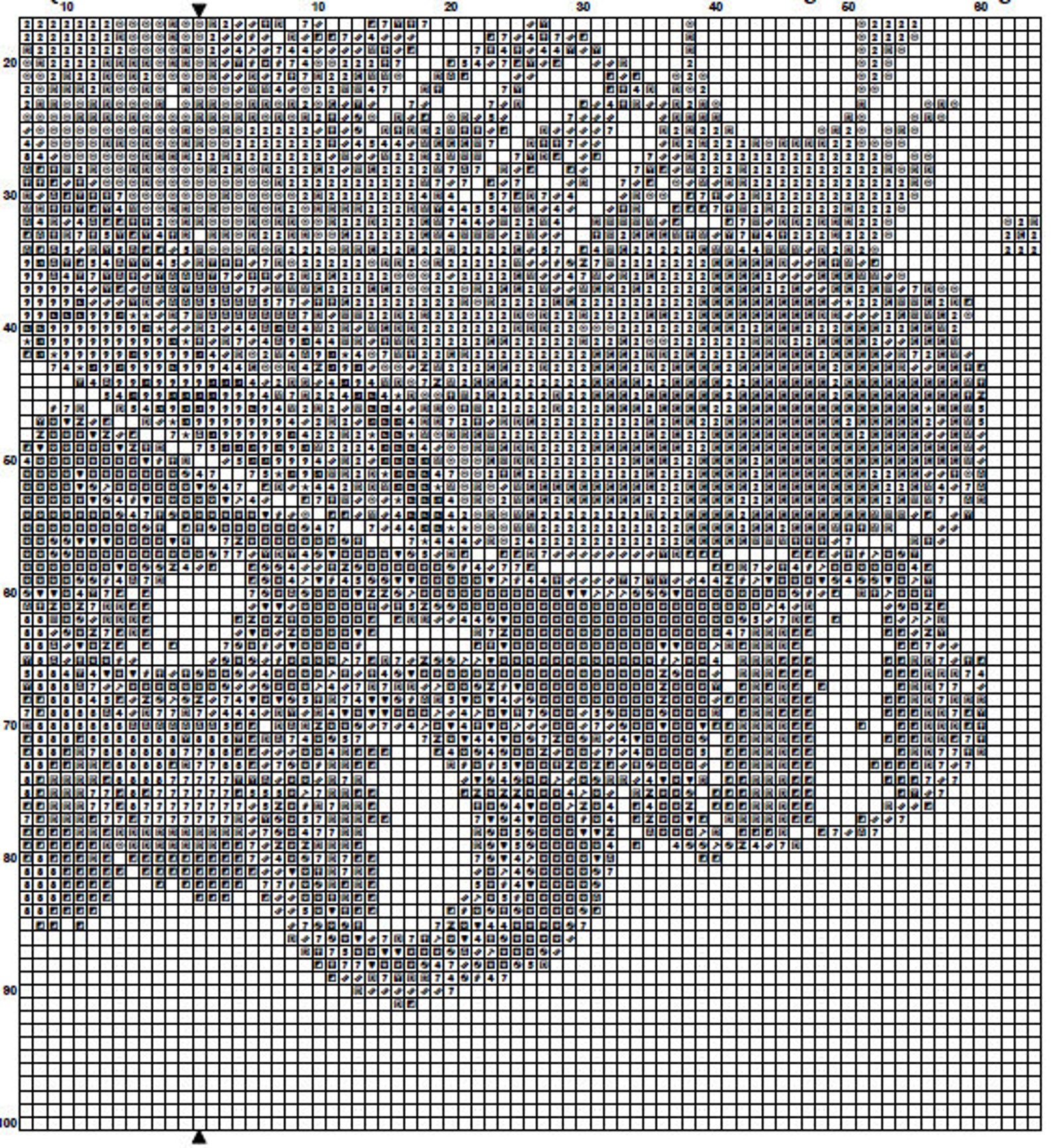 Roller Skate Cross Stitch Pattern 1 Instant PDF Download Etsy