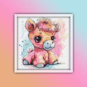 Camel Cross Stitch Pattern 5 Instant Download Instant PDF Download - Desert Camel Watercolor Cross Stitch Pattern - Africa Animals