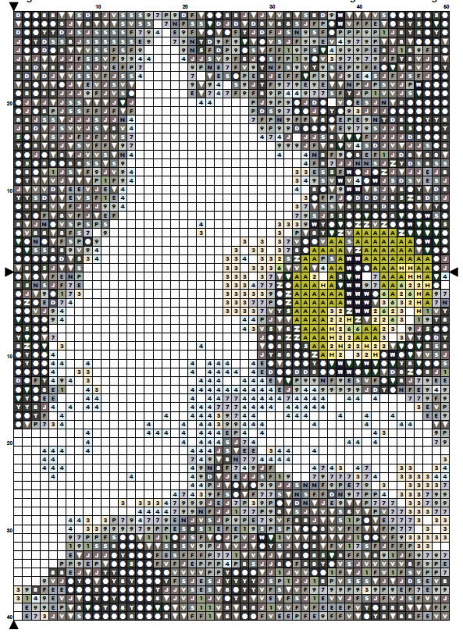 Black and White Cat Cross Stitch Pattern Instant PDF Download Etsy