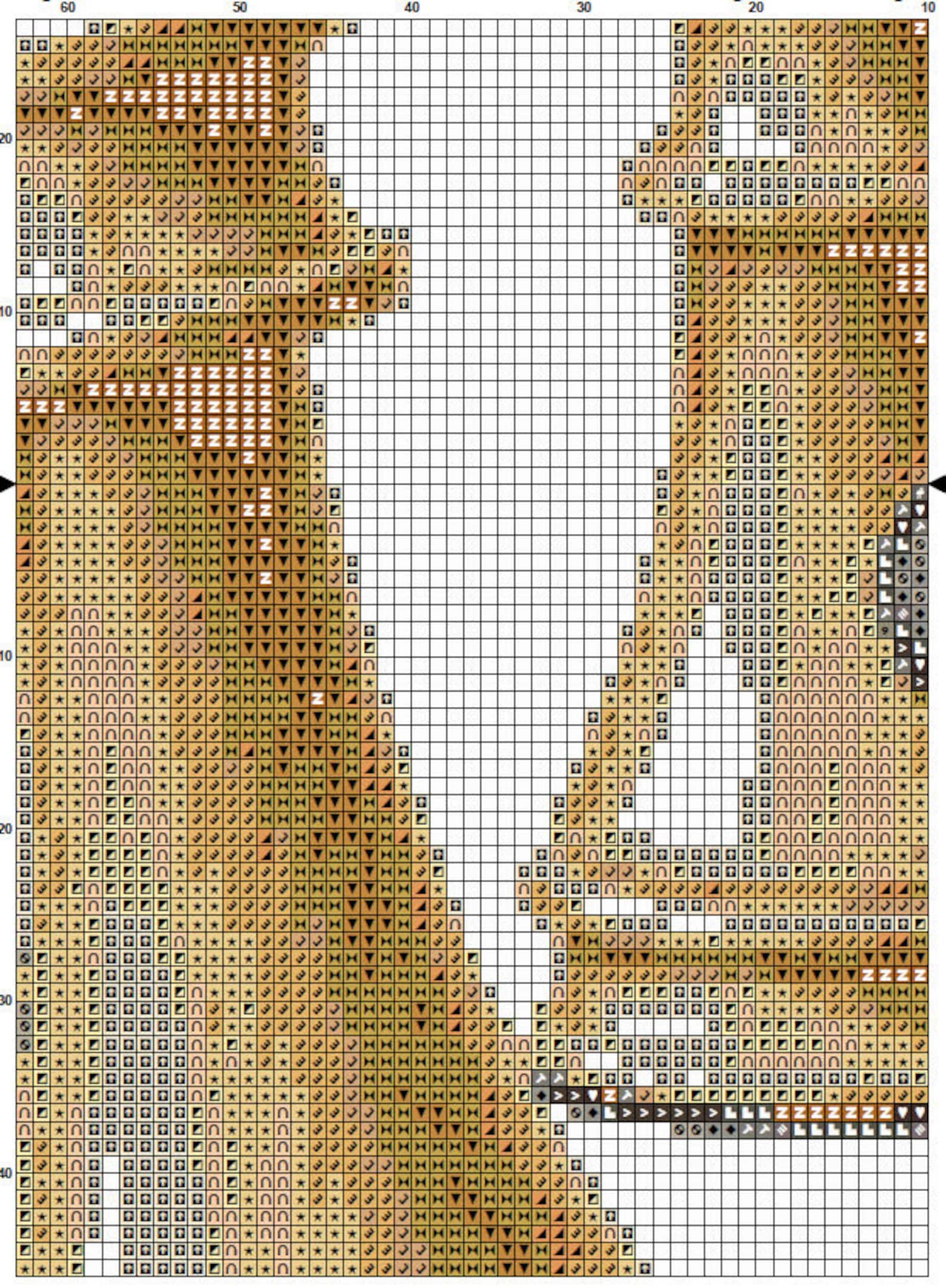 Chess Pieces Cross Stitch Pattern Instant PDF Download Chess | Etsy