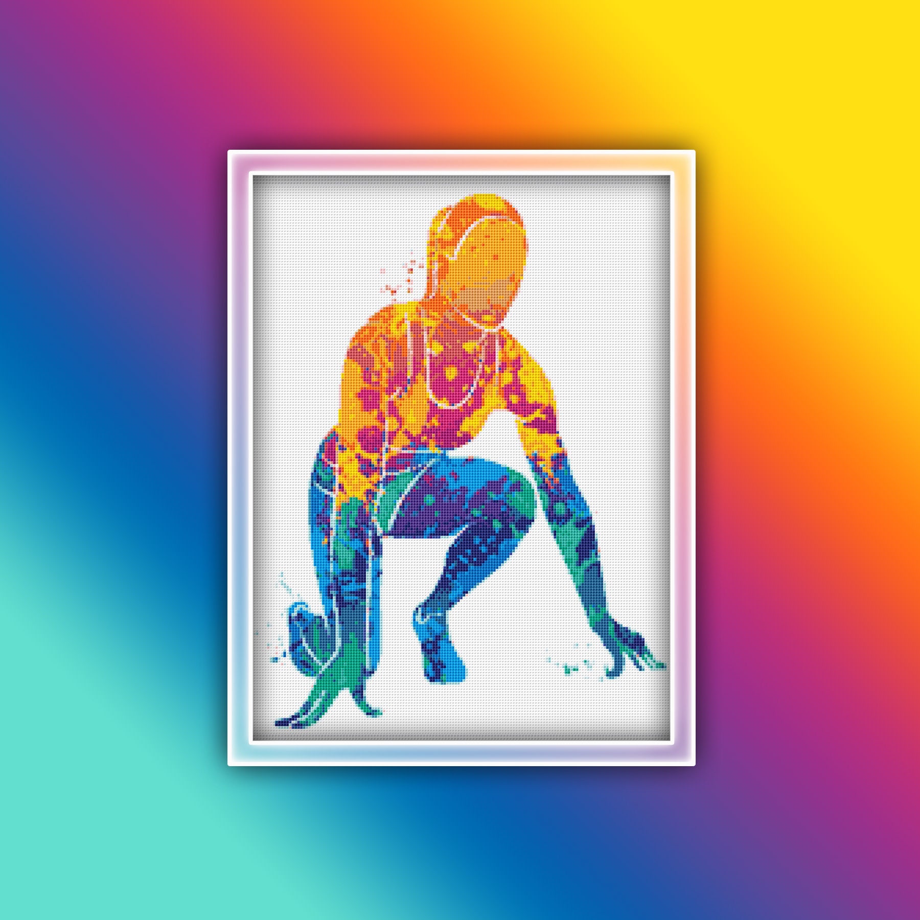 Runner Cross Stitch Pattern 3 Instant Download Instant PDF Etsy España