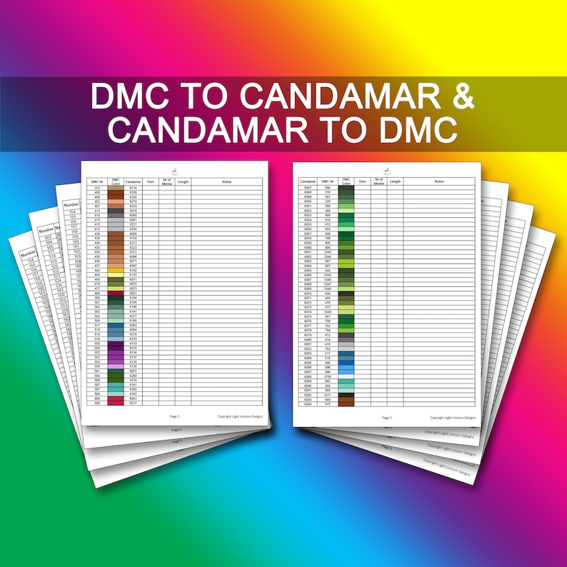 dmc-to-candamar-conversion-chart-pdf-instant-download-cross-etsy-france