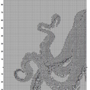 Octopus Cross Stitch Pattern 4 Instant PDF Download - Octopus ...