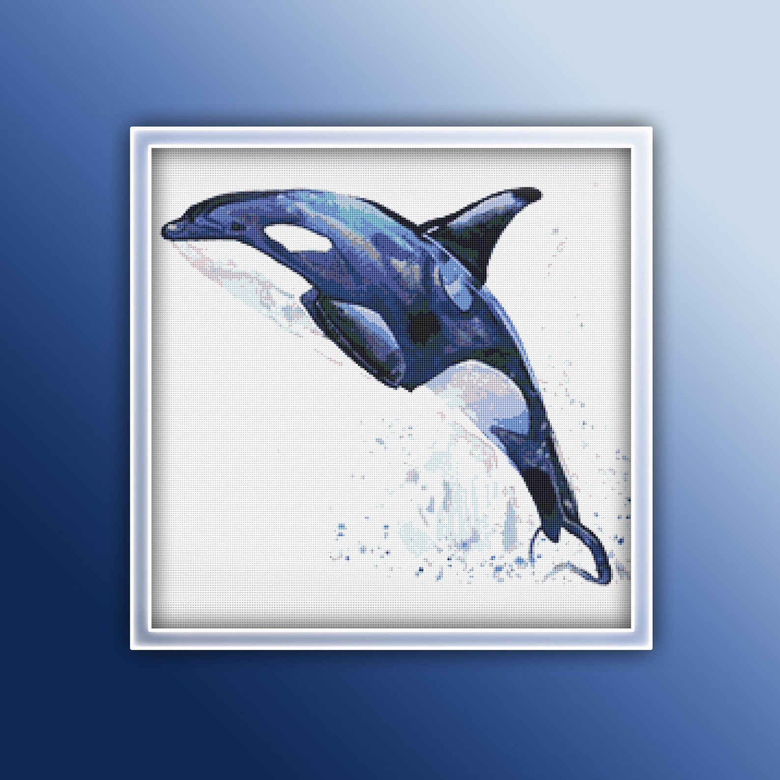 Orca Cross Stitch Pattern 2 Instant PDF Download Killer - Etsy