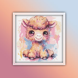 Camel Cross Stitch Pattern 6 Instant Download Instant PDF Download - Desert Camel Watercolor Cross Stitch Pattern - Africa Animals