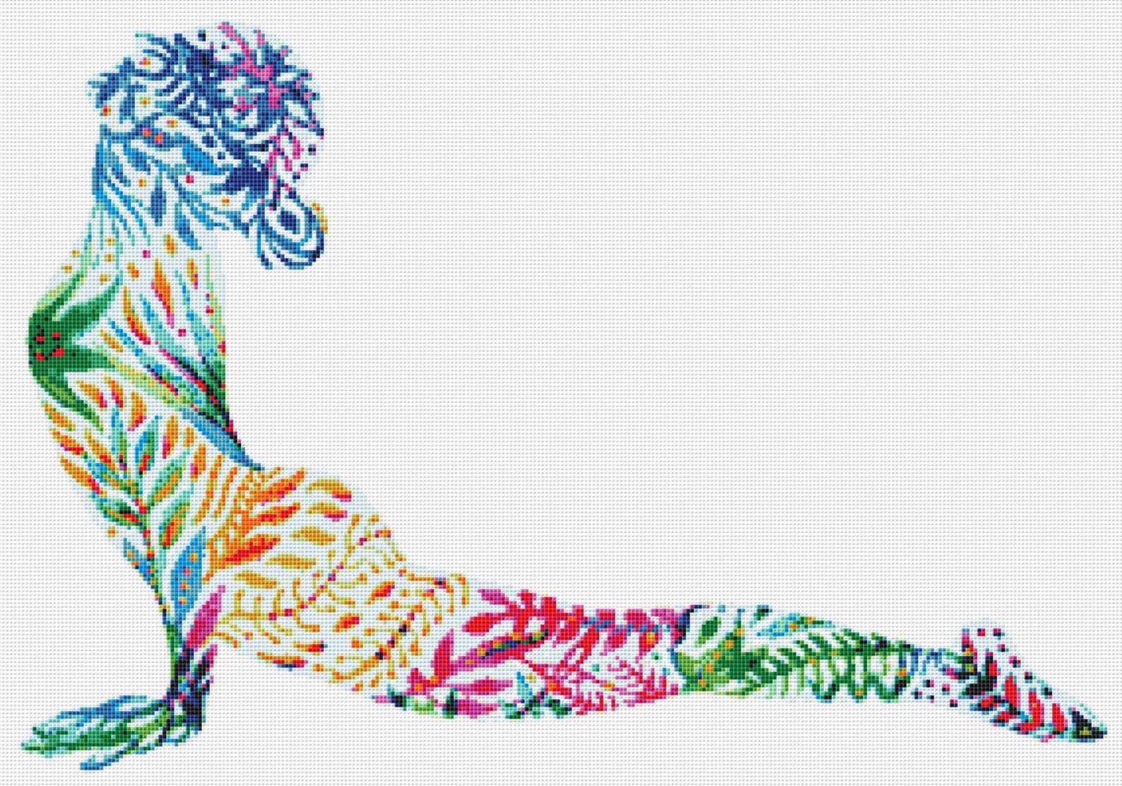 Yoga Cross Stitch Pattern 7 Instant PDF Download Yoga Etsy