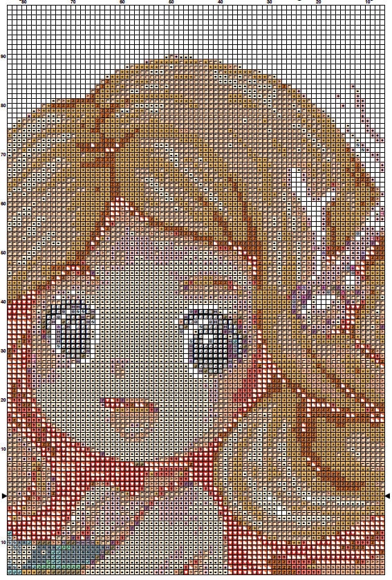 Mermaid Cross Stitch Pattern Instant PDF Download Mermaid - Etsy