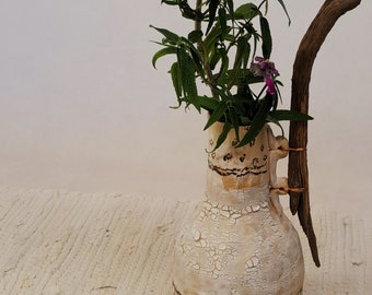 Modern Single Bud Vase , Unique Modern Decor Gift