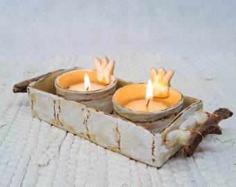 Beautiful Handmade Candlestick Perfect for Shabbat
