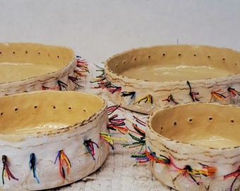 Unique  Handmade Decorative Ceramic Bowls - Mom Day Gift