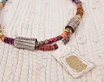 Colorful Handmade Bohemian Pendant Necklace
