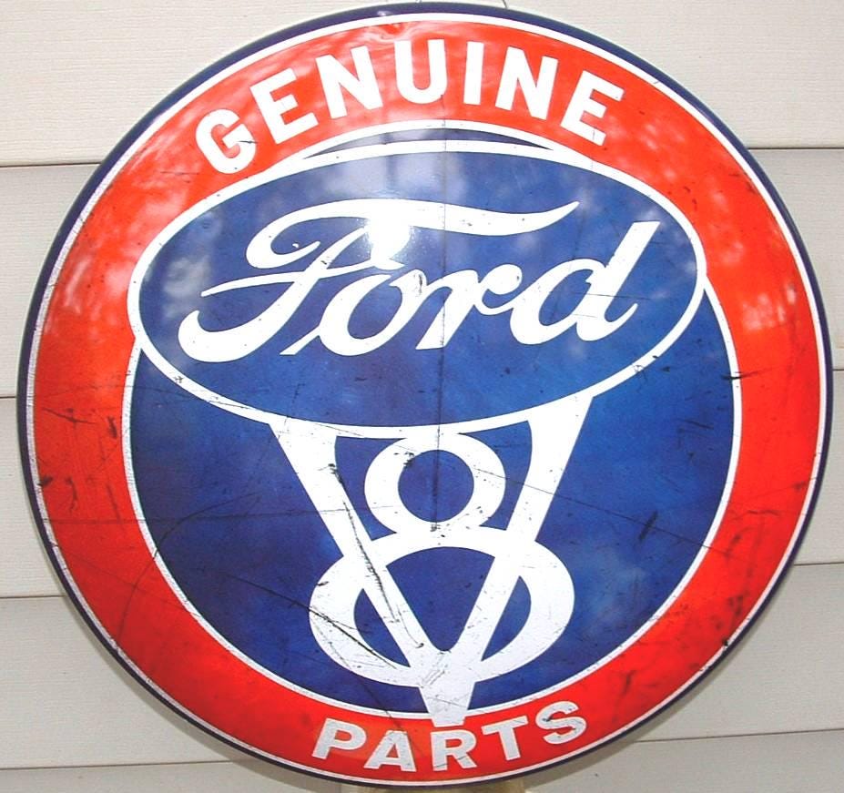 Genuine Ford Parts Sign - Etsy