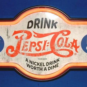 Neon pepsi sign - Etsy 日本