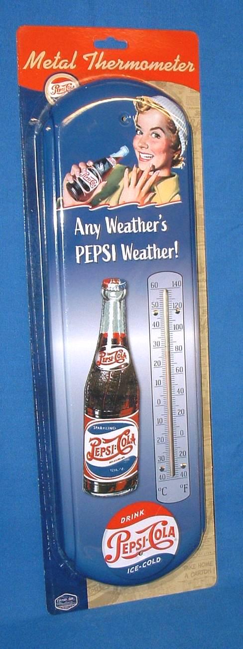 ペプシコーラPEPSI COLA】ヴィンテージ温度計 ペプシコーラPEPSI COLA