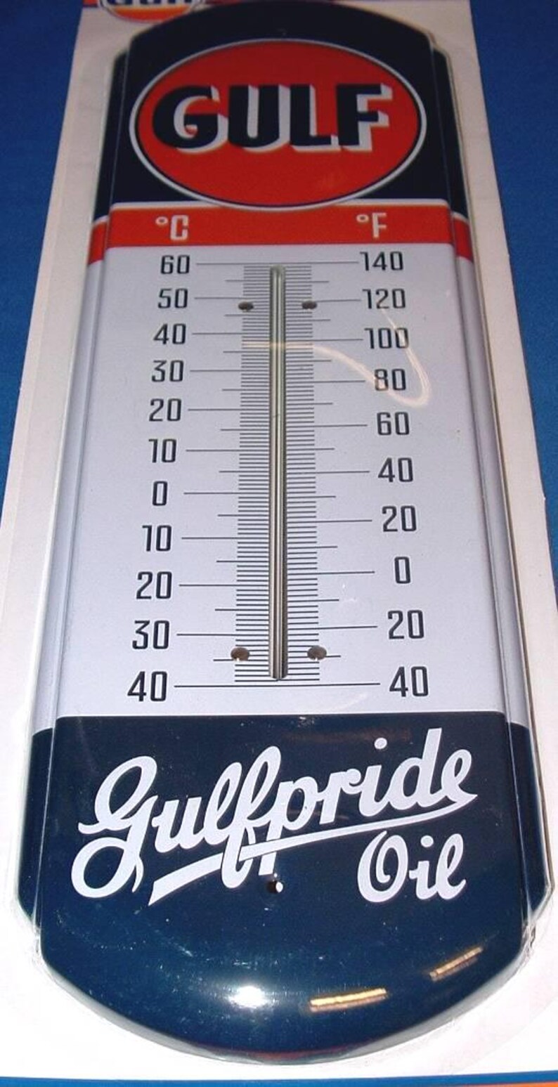 Gulf Pride Oil Gulf Licensed 17 Inch Indoor Outdoor Vintage Style ...
