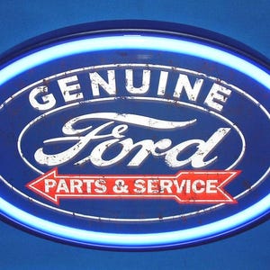 Genuine Ford Parts Sign - Etsy