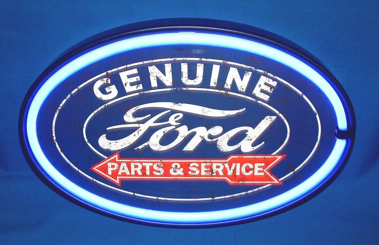 Genuine Ford Parts Sign - Etsy