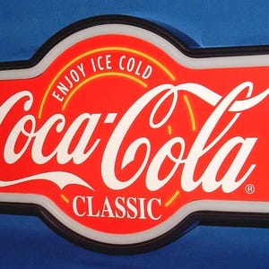 Coca Cola Light up Signs - Etsy