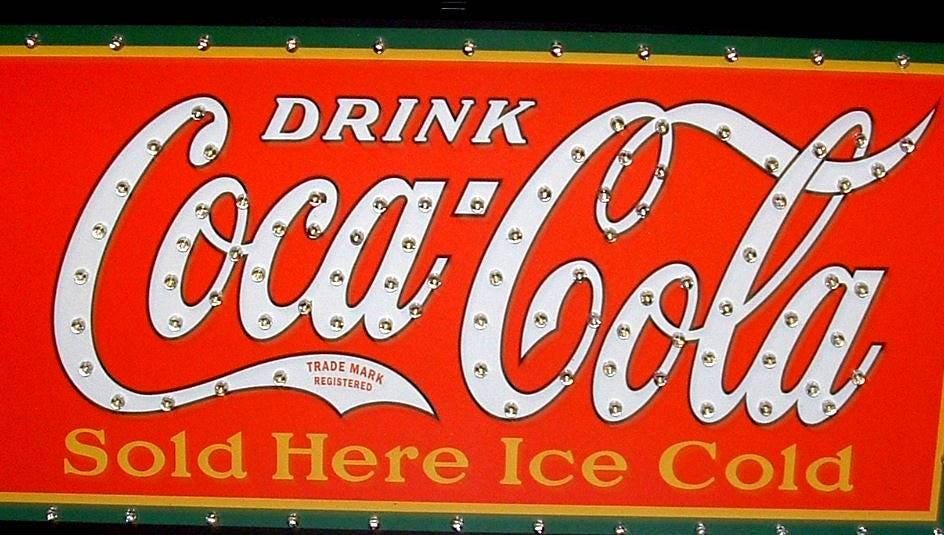 Coca Cola Led Sign - Etsy UK