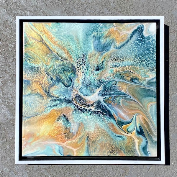 Abstract Resin Art Etsy