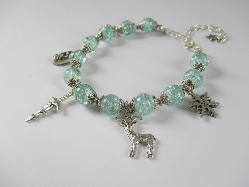 Snow Queen Fairytale Charm Bracelet