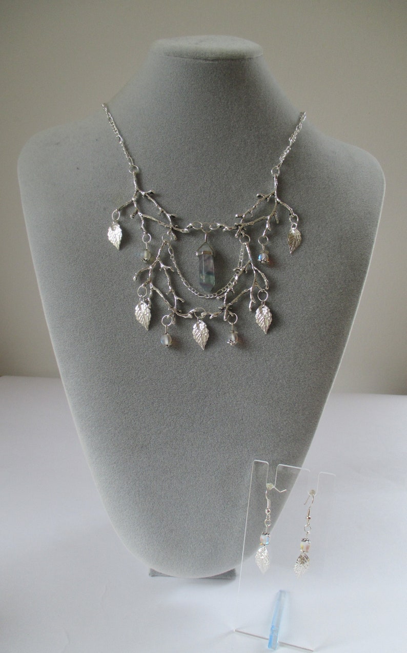 Elaborate Fairytale Forest Fluroite Necklace