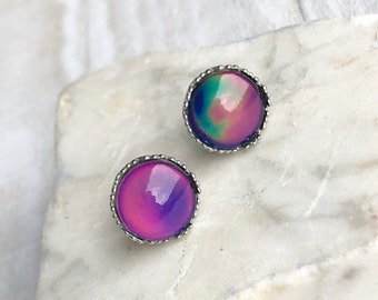 Heat Activated Mood Earrings: Stainless Steel Boho Jewelry