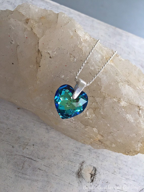 1 Pezzo Collana Con Ciondolo A Forma Di Cuore In Argento Sterling - Foto 9