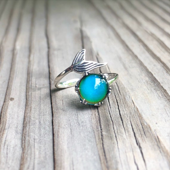 Mood Ring Mermaid Ring Hippie Ring Boho Ring Mermaid - Etsy