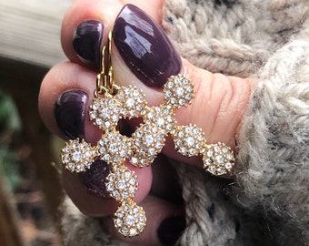 関送込 OHTNYC CRYSTAL CROSS EARRINGS il_340x270.2802808962_n6vv.jpg