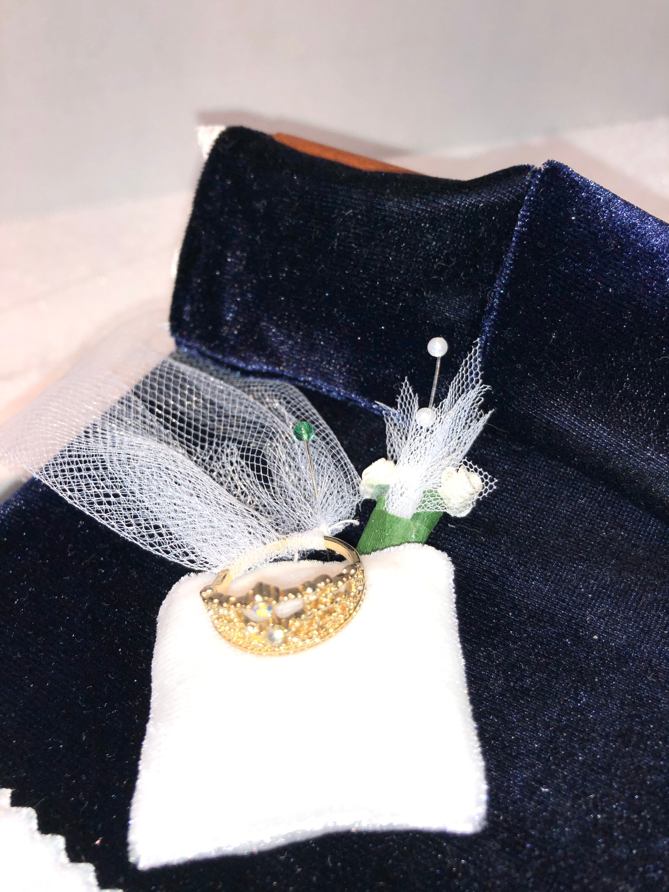 202302 112 Scale Full Wedding Bed Set Blue Velvet Etsy