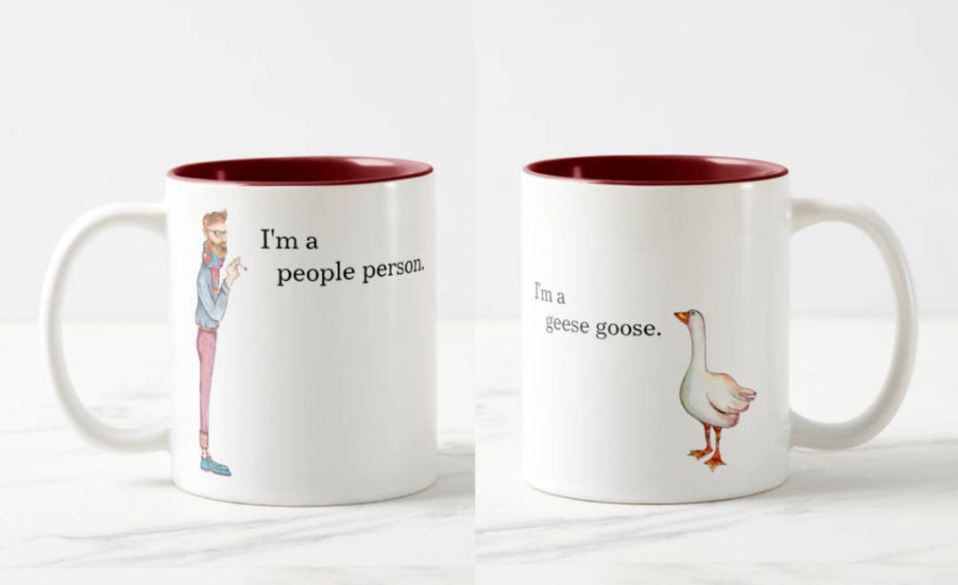 I'm a People Person / I'm a Geese Goose Mug Funny Etsy