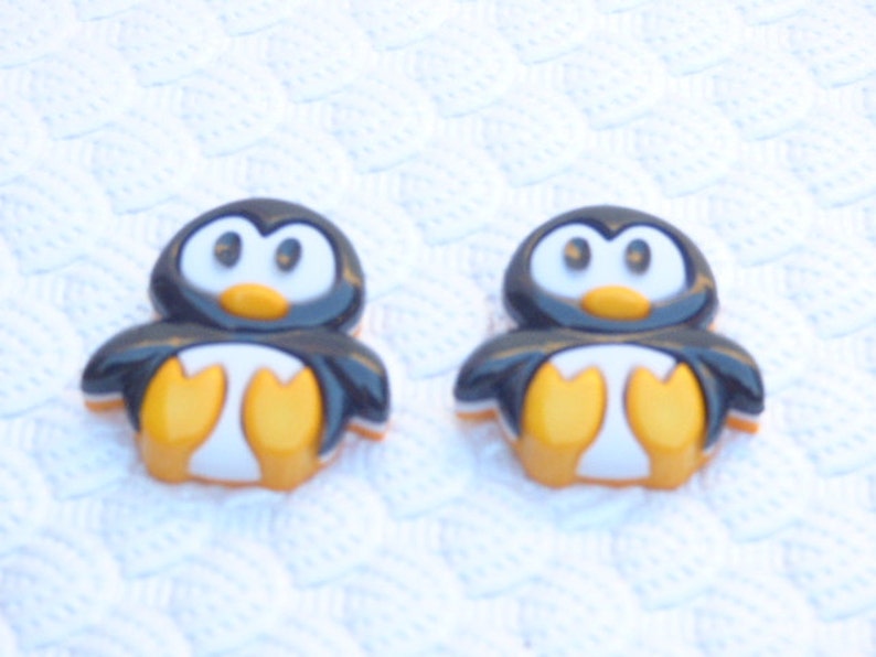 Penguin Stud Earrings image 2