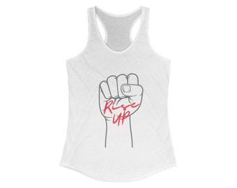 Rise Up for Women's Rights-Protest Wear-Women's Ideal Racerback Tank