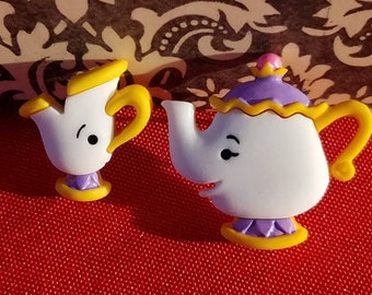 Disney's Beauty and the Beast-Mrs Potts and Chip Earrings
