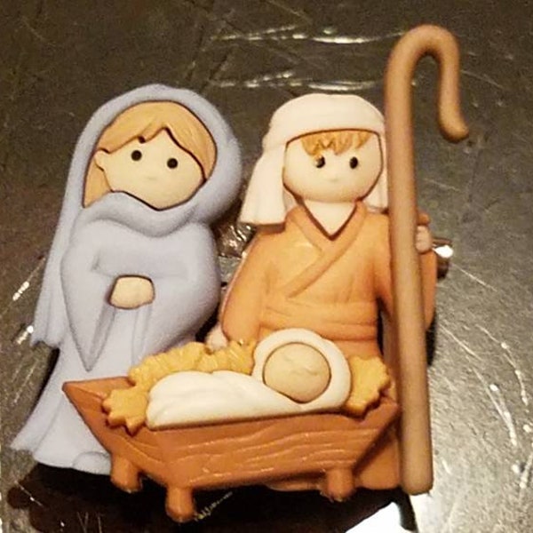 Nativity Pin