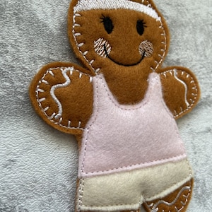 Female Runner gingerbread wall hanging