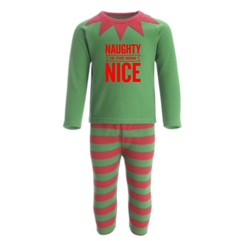 Childrens Christmas Elf Pj/'s