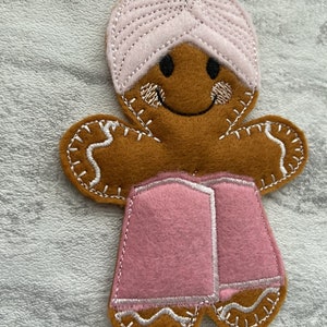 Spa lady gingerbread style handing decoration | ladies day | pamper day | Hen party | wellbeing |