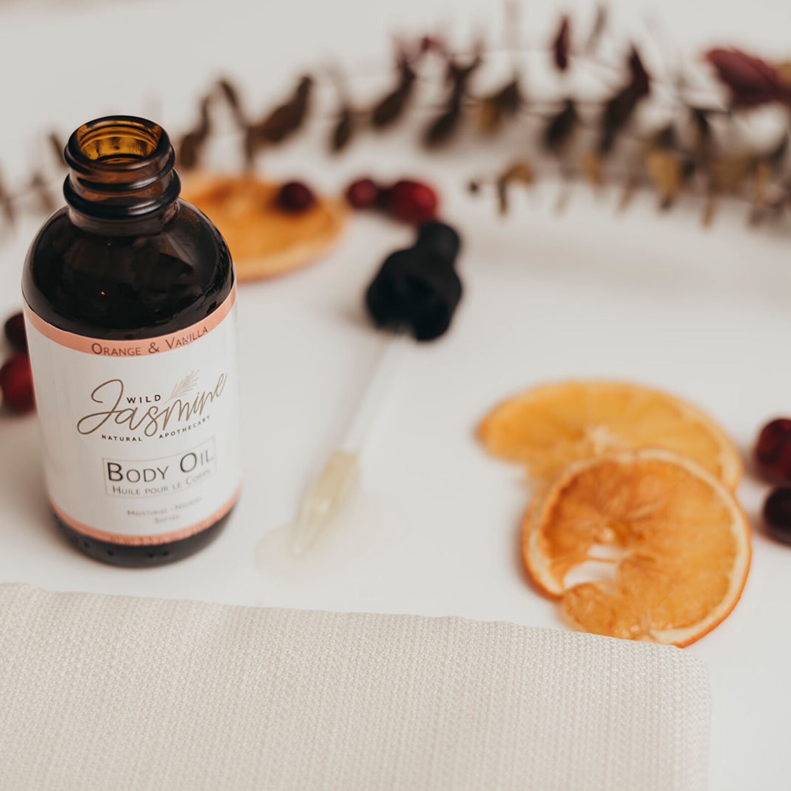 VANILLA BODY OIL Sample Massage Oil Orange Vanilla Bath Oil Etsy