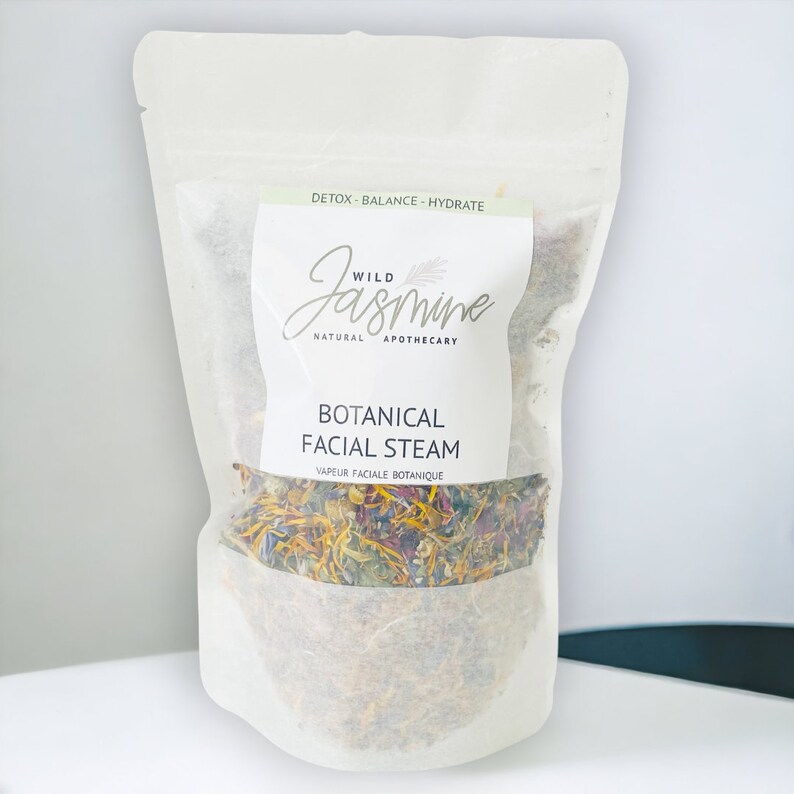 BOTANICAL FACIAL STEAM Open Pores, Detox, Hydrate, Home Spa Calendula
