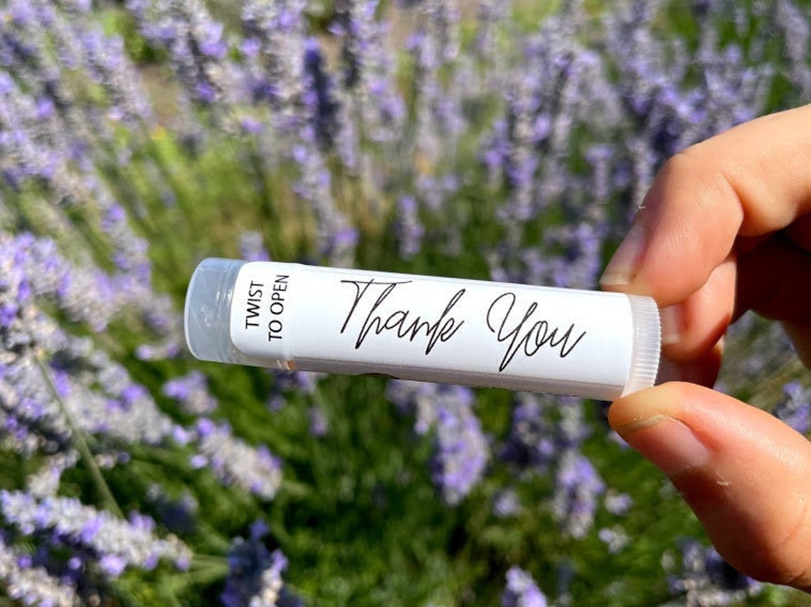 THANK YOU LIPBALM Thank You Gift Appreciation Gift | Etsy