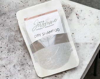 NATURAL DRY SHAMPOO Refill -  Zero Waste Dry Shampoo Powder, Vegan Dry Shampoo, Plastic Free Shampoo, Blonde Dry Shampoo, Light Dry Shampoo